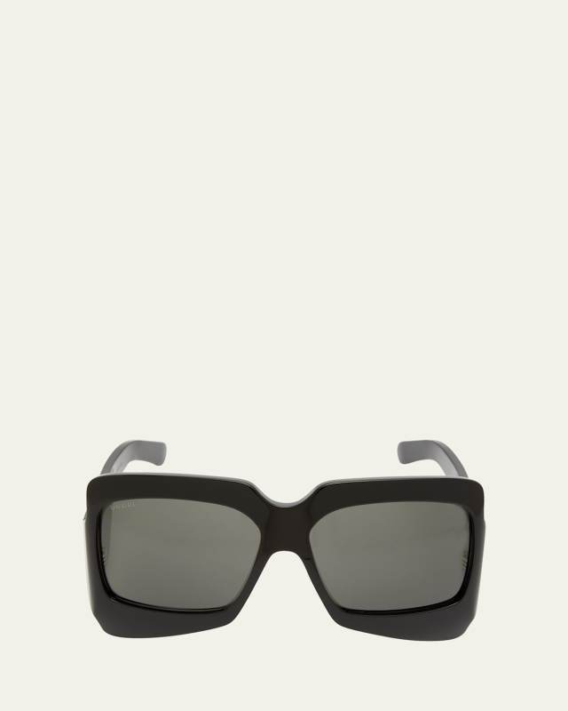 Logo Square Acetate Sunglasses